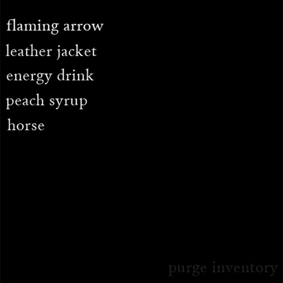 Purge Inventory #4293