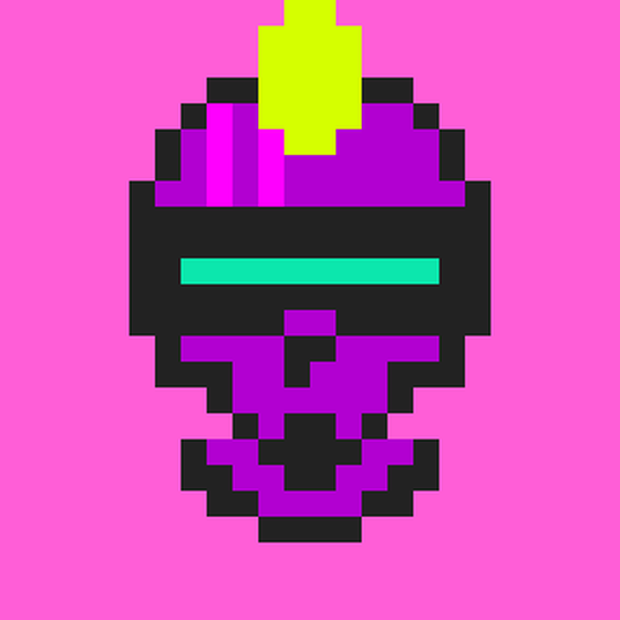 Cyber CryptoSkull #481