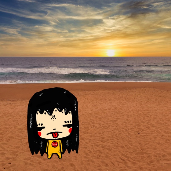 Kiku's Sunset Walk 2022 Eloise Robbertze X Kiku's World by Sabet