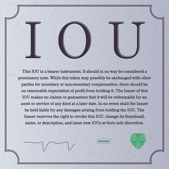 IOU #50