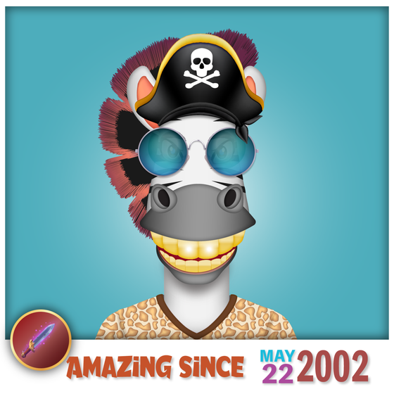 Zebra Birthday #1949