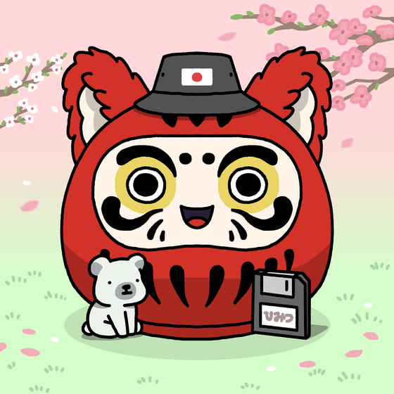 Neko Daruma #374