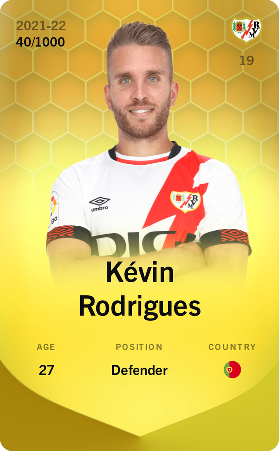 Kévin Rodrigues 2021-22 • Limited 40/1000