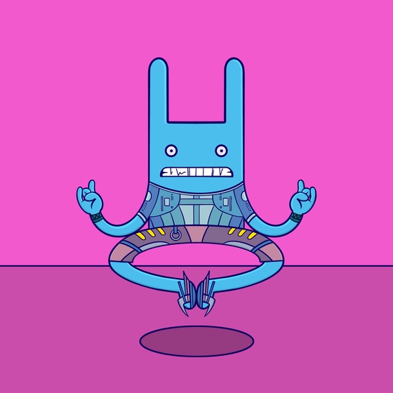 Meditation Rabbit #110