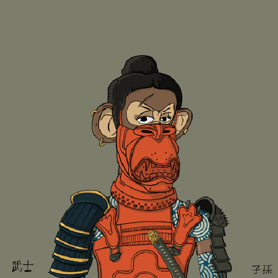 Bushido Ape Samurai, Jered 