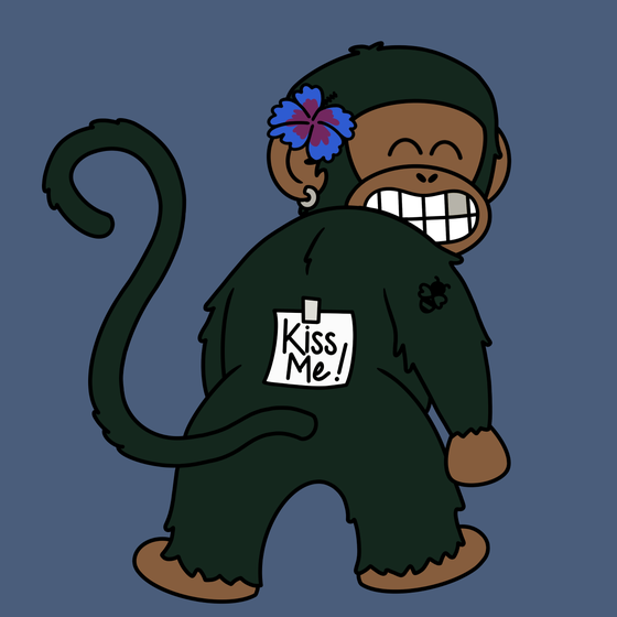 Kiss Me Monkey #3311