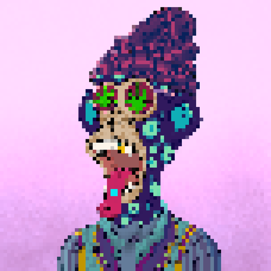 Trippin' Pixel Ape #2201