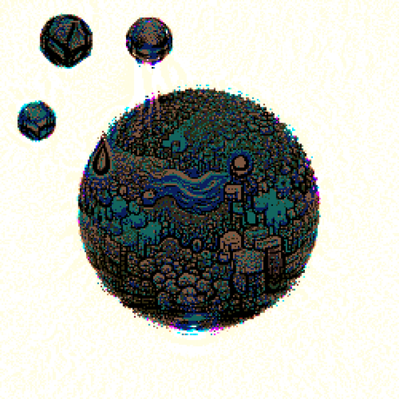 MYSTERIOUS WATER PLANET