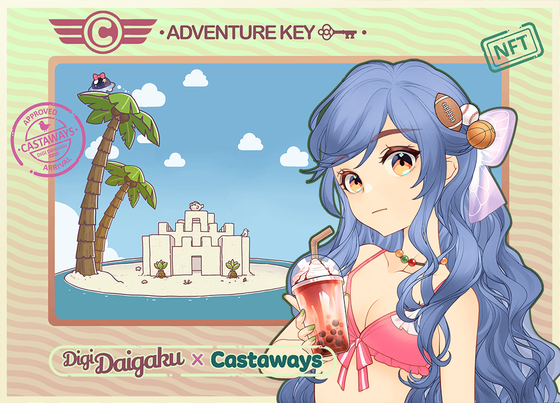 DigiDaigaku Genesis Adventure Key Castaways #1028 - Hiyori