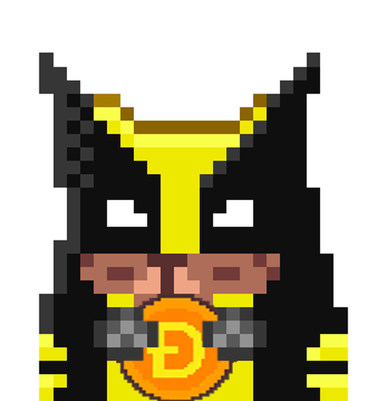 Cryptohamsters wolverine #2.629 Dogecoin gold edition #LE #Superheroes