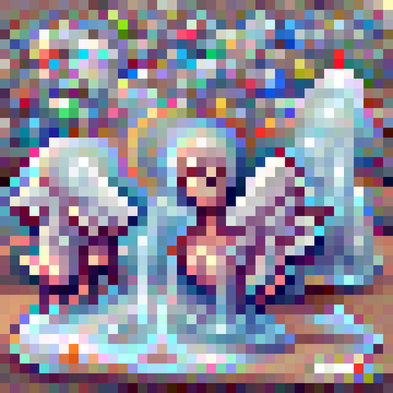 melting plastic angels