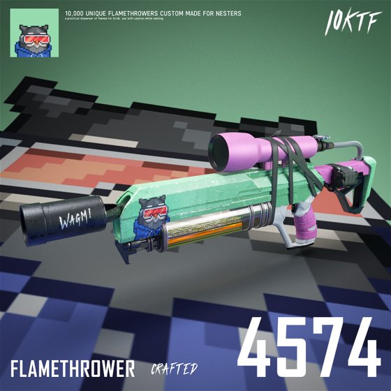 Moonbird Flamethrower #4574