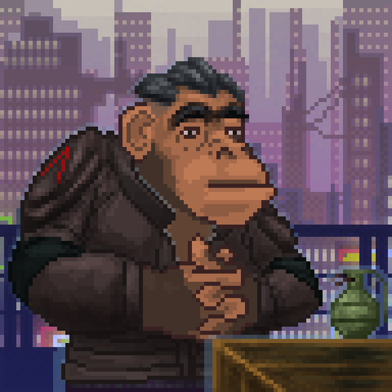 Cyberpunk Ape Executives #1075