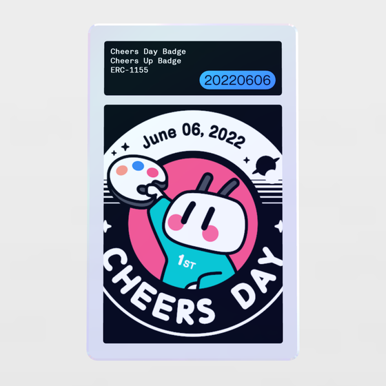 Minter Token - Cheers Up Badge #20220606