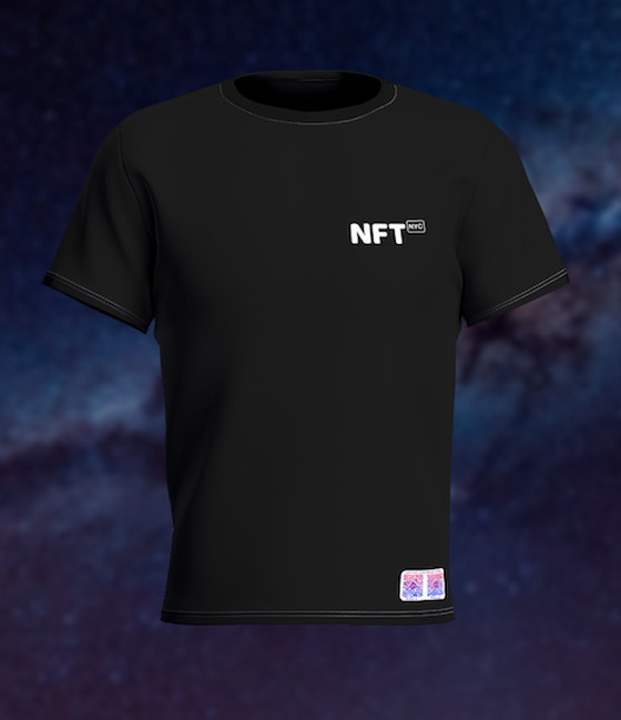 NFT.NYC x Uniqly - NFT-Shirt Black #1954