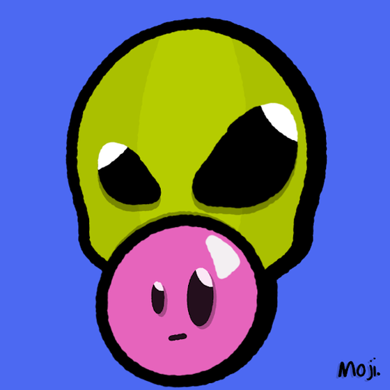 BubbleGum Invader Moji