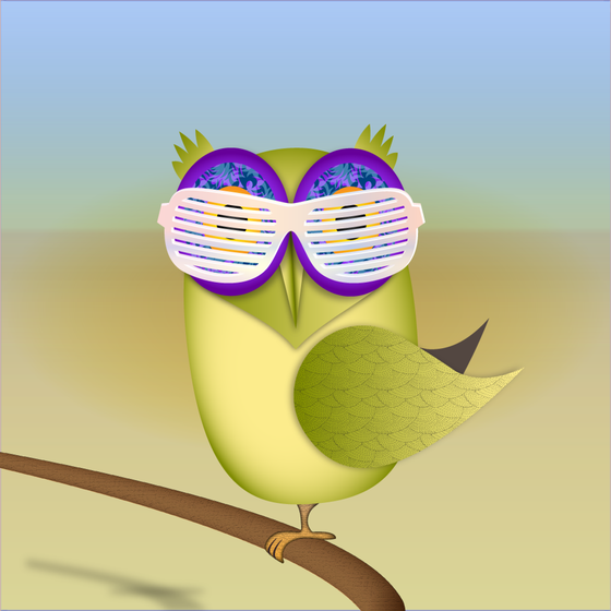 Groovy Owl #1236