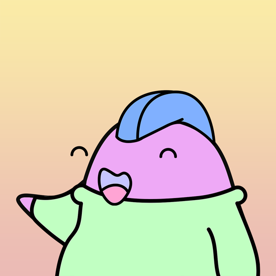 PASTEL PENGUIN #1396