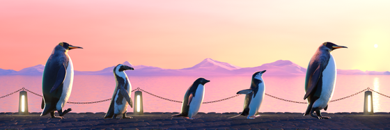 Five Penguins #2477