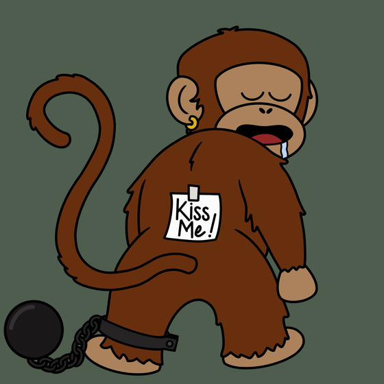 Kiss Me Monkey #6425