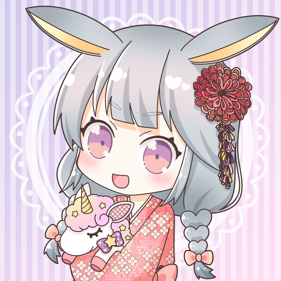 038 Flower Rabbit Unicorn-chan