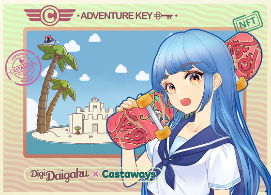 DigiDaigaku Genesis Adventure Key Castaways #1428 - Taylee
