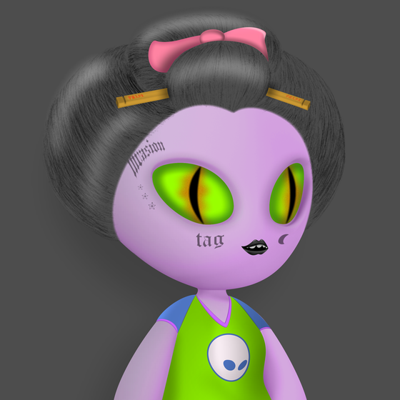 Alien Girl 3564