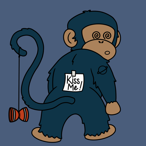 Kiss Me Monkey #1567