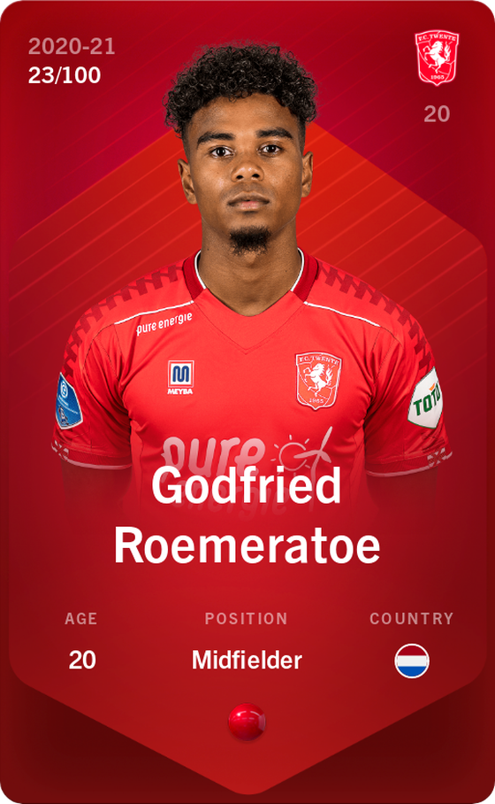 Godfried Roemeratoe 2020-21 • Rare 23/100