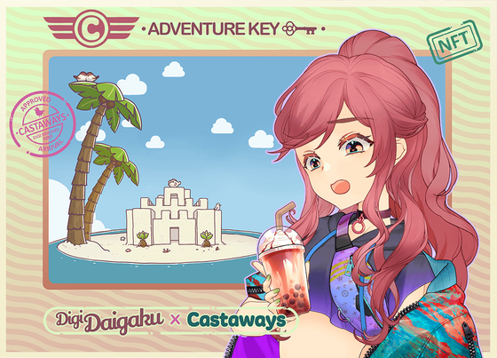 DigiDaigaku Genesis Adventure Key Castaways #1388 - Rebecca