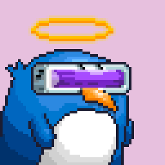 Cool Pixel Pudgy Penguin #749