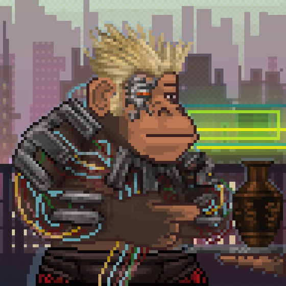 Cyberpunk Ape Executives #425