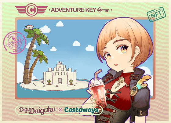 DigiDaigaku Genesis Adventure Key Castaways #1373 - Misty