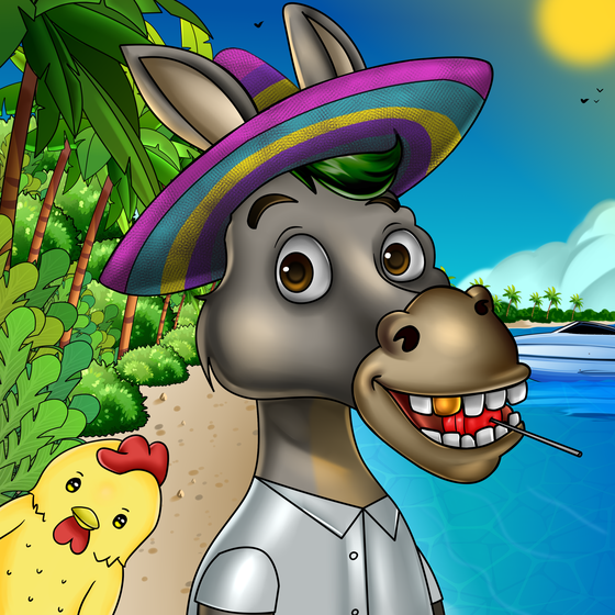 Sombrero Donkey #1467