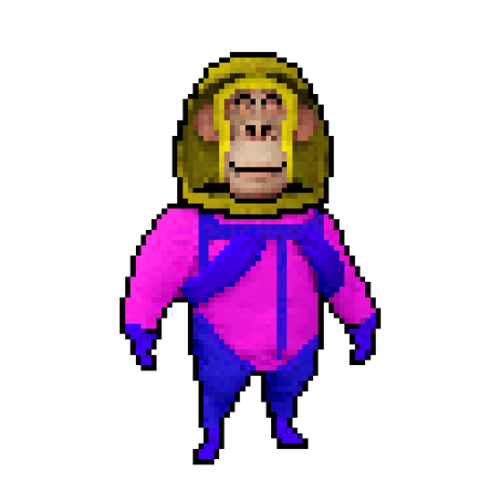 Pixel Radioactive Ape #190