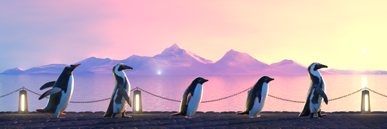 Five Penguins #1172