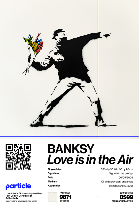 Banksy | Love Is In The Air #9871