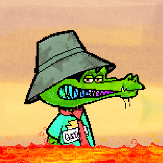 Pixelated Ganja Gators #52