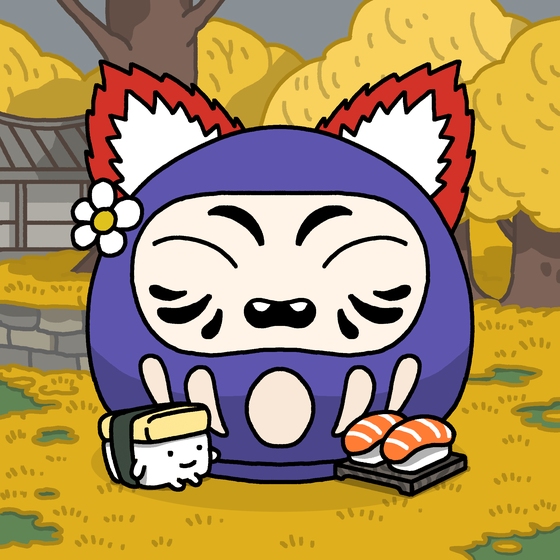 Neko Daruma #312