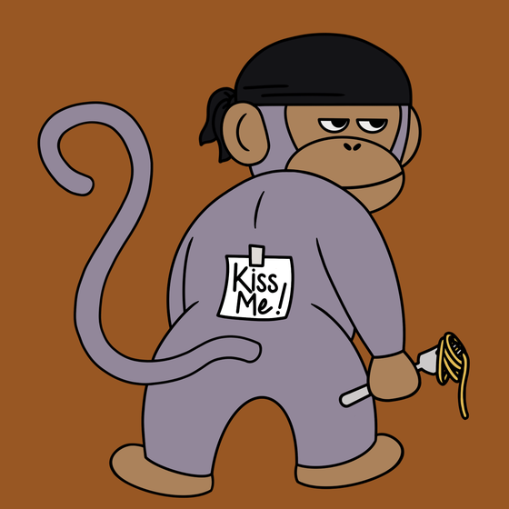 Kiss Me Monkey #4187