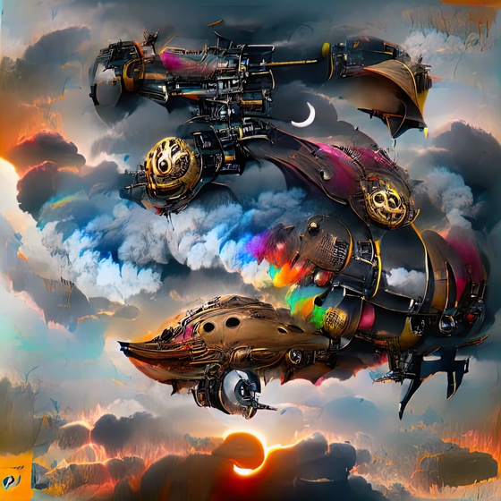 Outerspace Steampunk 501/501