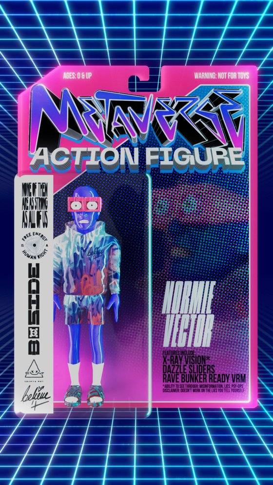 Metaverse Action Figure VRM // "Normie Vector" 001