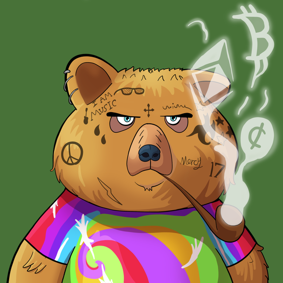 #935 • Edumacated Heavy Butterscotch Bear