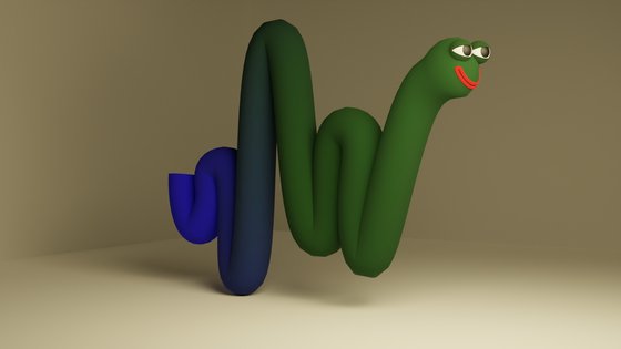 Constructed Squiggle Pepe