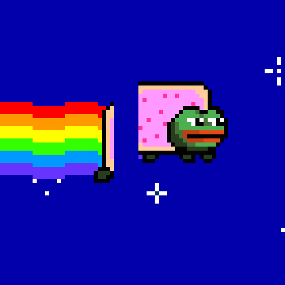 Glitch Nyan Pepe