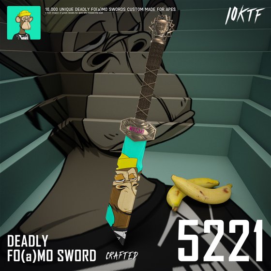 Ape Deadly FO(a)MO Sword #5221