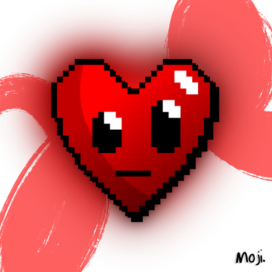 Heart Pixel Moji